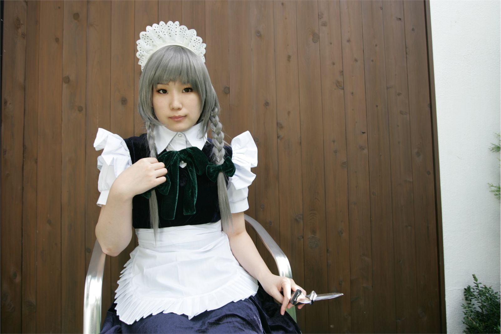 黑丝游戏美女　[Cosplay]Izayoi-Sakuya 日本超级诱惑美女图片写真